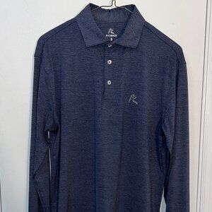 Rhoback Annapolis Long Sleeve Polo Size Small